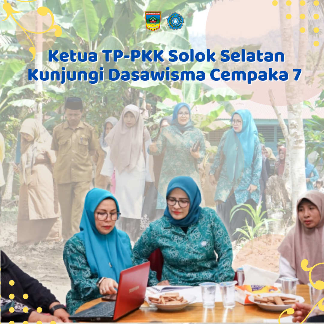 Ketua TP-PKK Solok Selatan Kunjungi Dasawisma Cempaka 7