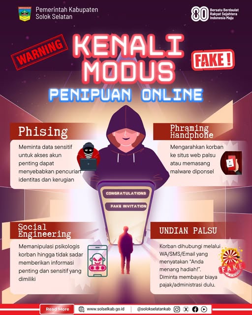lebih waspada dan berhati-hati lagi ya akan hal ini