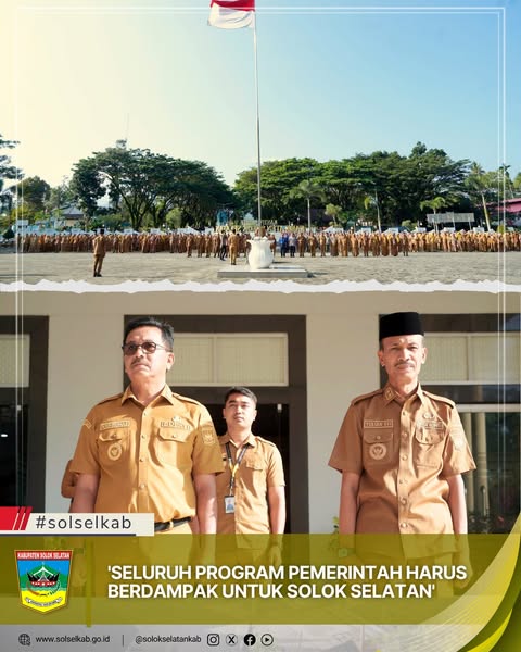 Seluruh Program Pemerintah Harus Berdampak Untuk Solok Selatan