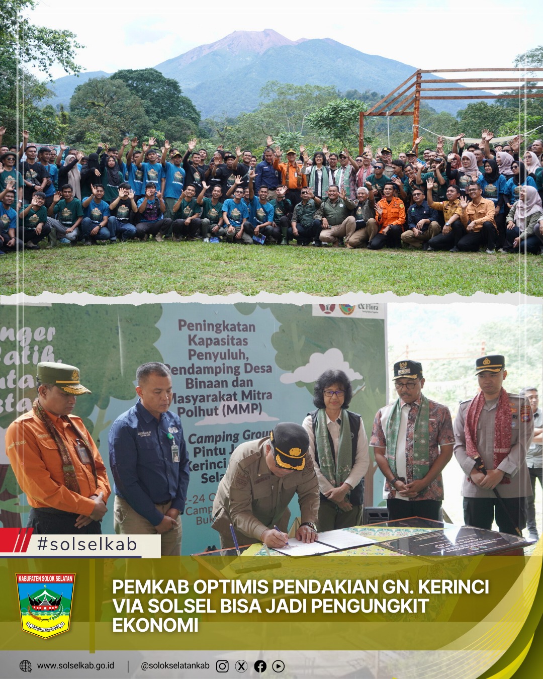 Pemkab Optimis Pendakian Gn. Kerinci via Solsel Bisa Jadi Pengungkit Ekonomi